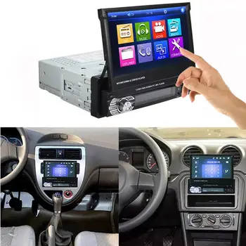 

7 Inch High-Definition Large-Screen Telescopic Car Mp5 Card Machine Car Mp4 Player Wireless Call Reversing Priority