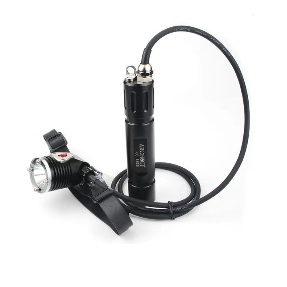 Archon DH25 WH31 налобный фонарь Cree XM L U2 канистра Подводное плавание с аквалангом