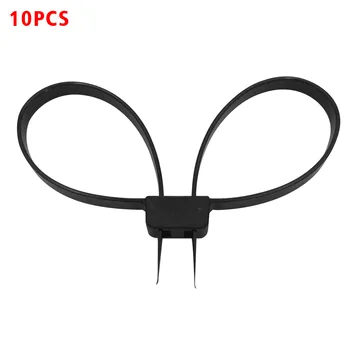 

10pcs Portable Restraint Disposable Home Nylon Ultra Toughness Zip Tie Double Cable Ties Flex Accessories Self Locking