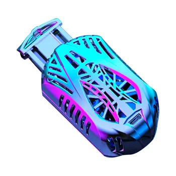 

Smart Mobile Phone Cooler USB Fan Lightweight Radiator Anti-Noise Handheld Heatsink Stand Gaming With Clip