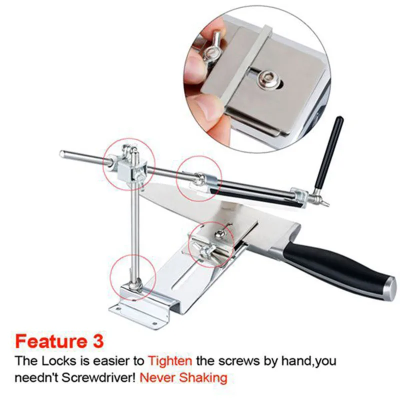 

Hot Sale Knife Sharpener Angle Guide Kitchen Accessories Professional Sharpening System Diamond Sharpening Stone Whetstone