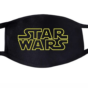 

Star Wars Darth Vader Pattern Face Mask Mouth 1pcs Dustproof Unisex Anti Dust Black Respirator Protective Join The Empire Masks