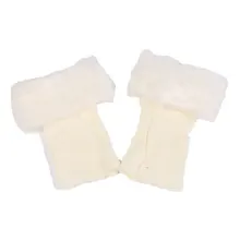 Женские модные однотонные короткие мягкие гетры без ступни; вязаные ботиночки для взрослых; зимние уличные сапоги; носки