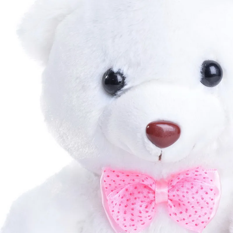 Cute LED Teddy Bear Panda Dark Glowing Stuffed Doll Toy Colorful Flashing Light Toy Gift For Girls Without Battery
