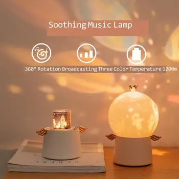 

Guardian Angel Projection Creative Romantic Gift Warm Heart Small Night Light