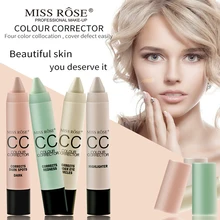 Карандаш-консилер Miss Rose с полным покрытием, консилер для лица, базовый Праймер, косметический корректор пятен