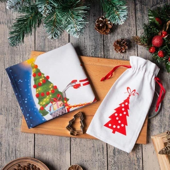 

Set in a bag "Santa" towel 40x73cm, baking tins 3 pcs 5081034
