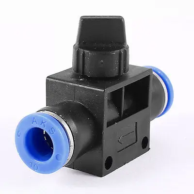 T-shaped 10mm to 10mm Tubing Connecter Pneumatic Flow Control Valve HVFF10