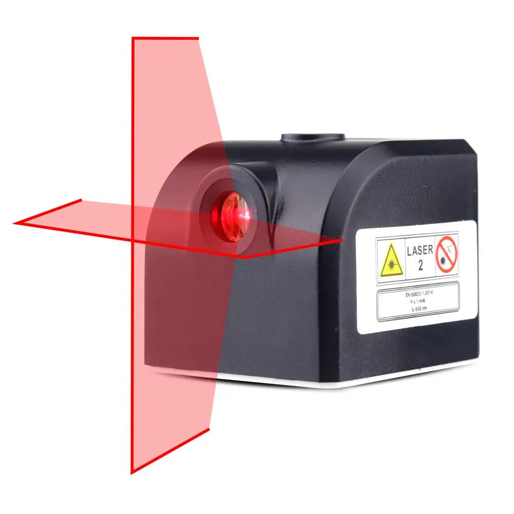 

Mini USB Charging CE Certificated Fall Protection Palm Cross Laser Red Light Lines Self-leveling Receiver OK Level Laser