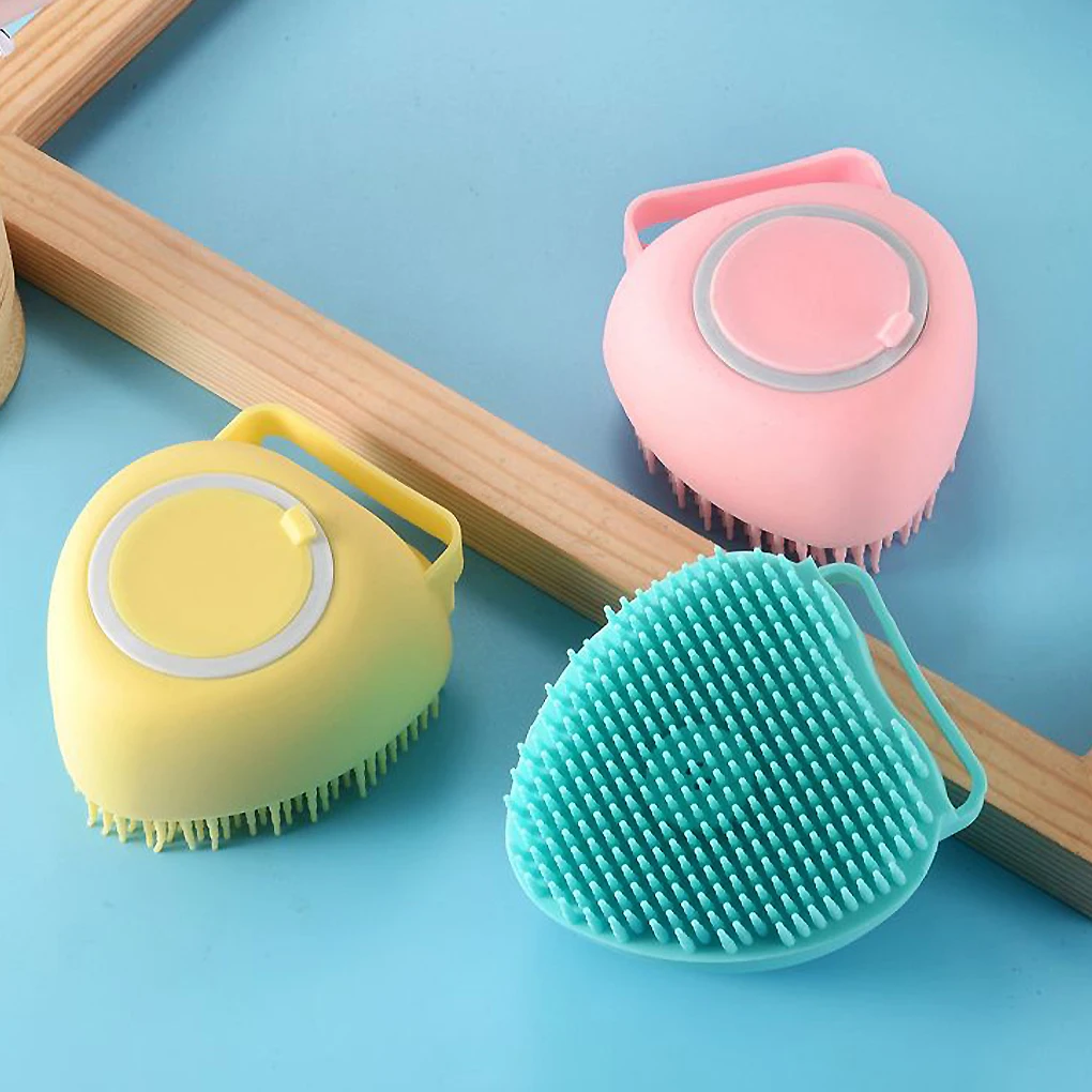 Pet Dog Shampoo Brush Cat Massage Comb Grooming Scrubber Brush For