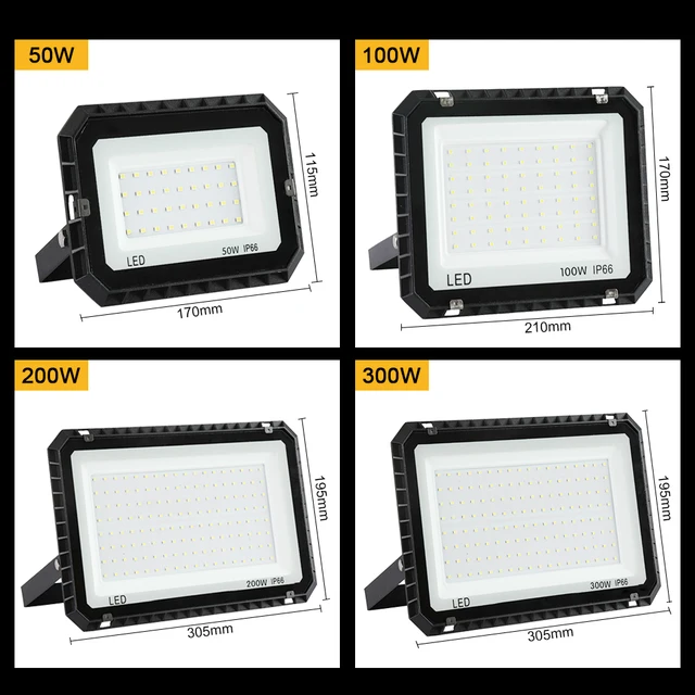 Faro LED Esterno 600W Loyal - 60000LM, IP66, Luce Fredda 6000K, Per Giardino O Garage - Foto 13