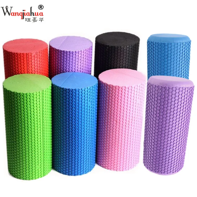 

Wang jiahua food Eva Floating Point Foam Roller Relaxing Yoga Massage Stick Foam Roller Swimming Noodle Balance xun lian bang 45
