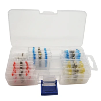 

100Pcs Waterproof Welding Sealed Heat Shrinkable Butt Joint And Terminal Electric Wire Connector Welding Bushing