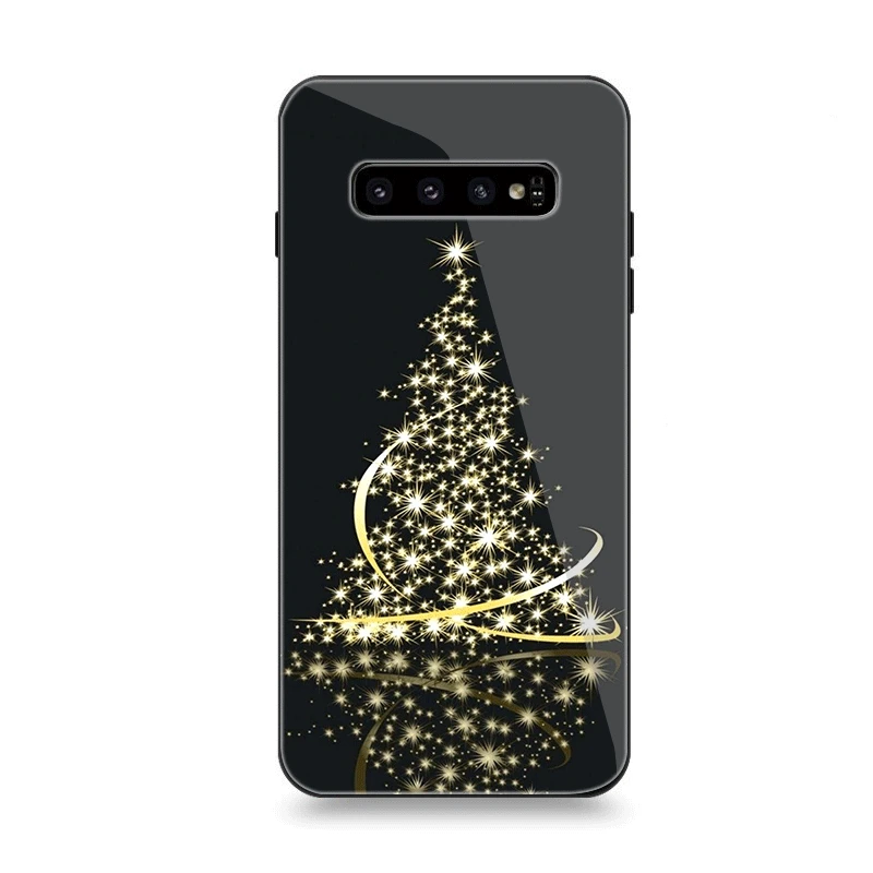 G9 Чехол для телефона Стекло для samsung A70 A10 A30 A40 A50 A60 A20 S7 край S8 S9 S10 плюс Чехол в рождественском стиле с зимним принтом шар подарок на год - Цвет: G9