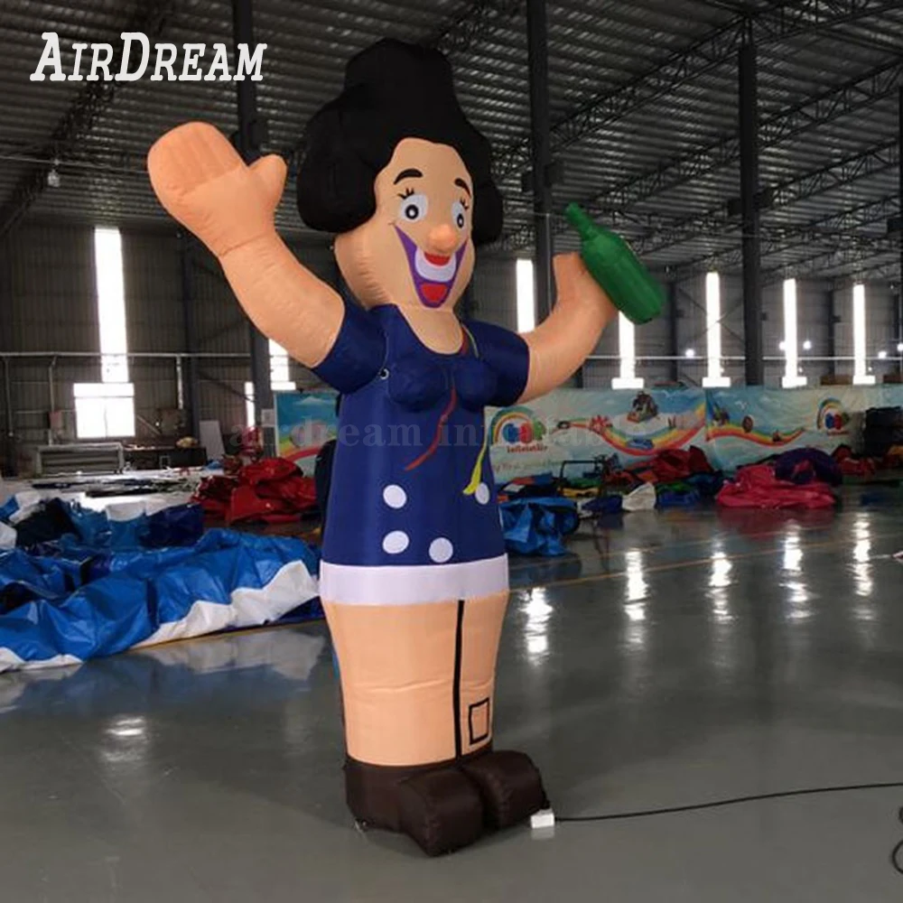 Commercial Netherland inflatable sarah old man woman advertising Holland inflatable cartoon characters 2