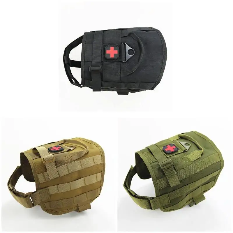 Жилет для дрессировки собак Molle компактный поводок для собак нейлоновая сетка для дрессировки собак охотничья одежда TB распродажа