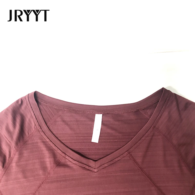74201-4a6d73.jpg JRYYT Summer Quick Drying Plus Size Sport T shirt Women Fitness Breathable Slim Workout Tops Female