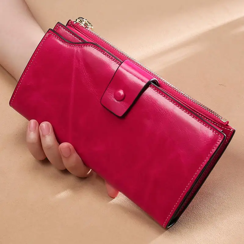 BOSTANTEN Women's RFID Blocking Leather Wallet