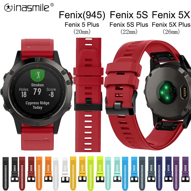 

Decent Easyfit Smart Band Strap For garmin fenix 5 5s plus vivoactive3 fenix 3 hr Strap fenix 5x 5s 6 forerunner 235 935 945