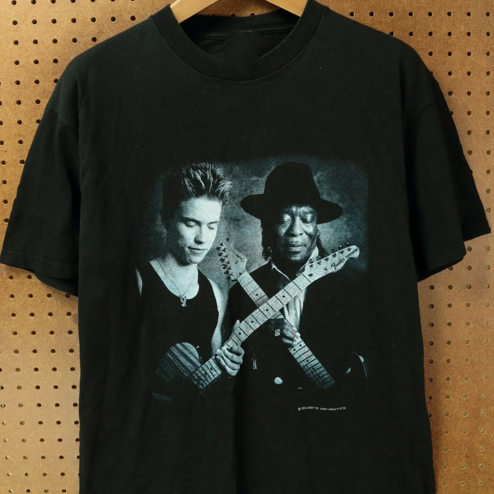 Vtg 1998 Buddy Guy Jonny Lang тур футболка с принтом большая блюзовая Гитара 90S Рок мода