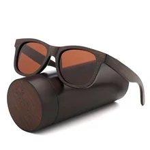 Винтажные деревянные солнцезащитные очки из бамбука коричневого цвета, деревянные солнцезащитные очки, мужские Поляризованные женские солнцезащитные очки, квадратные солнцезащитные очки oculos de sol feminino