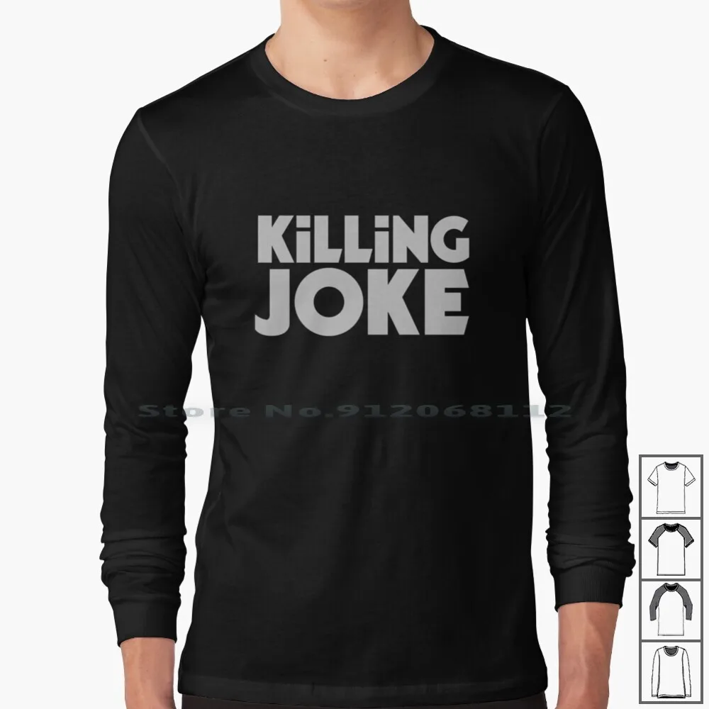 Killing Joke Maglietta A Maniche Lunghe Killing Joke Jaz Synthpop Band British Punk Punk Post Punk Uk 80S Anni '80 Goth Gothic Joke