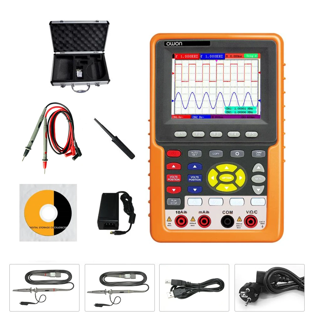 OWON HDS1021M N HDS1022M N Digital Oscilloscope 20MHz Bandwidth Single