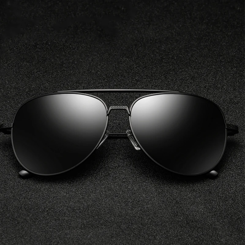 

New Polarized Sunglasses Men Double-Beam-Alloy Fashion Sunglasses Sports Driving Glasses