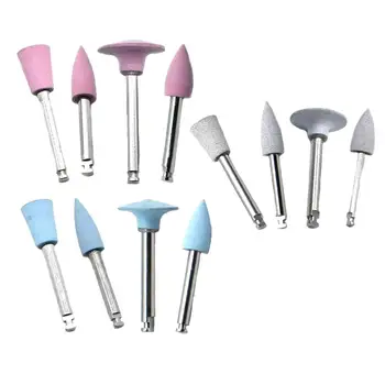 

10Pcs Dental Tool Silicone Teeth Polishing Grinding Heads for Low-speed Polisher