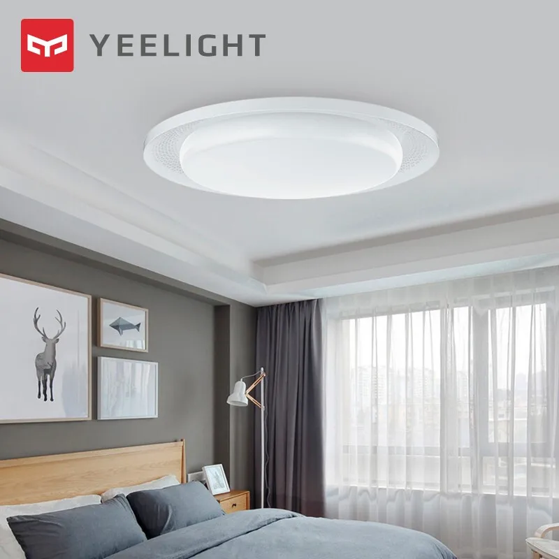 

YEELIGHT 34W Intelligent LED Ceiling Light 560mm 3000-5700K 2000lm Smart Ceil Lighting APP Control Simple Round XINYU Version