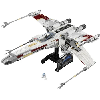 

In stock 05039 Genuine Red Five X-wing fighter Model Building Block 1586Pcs Bricks Compatible Star Wars 10240 Toys