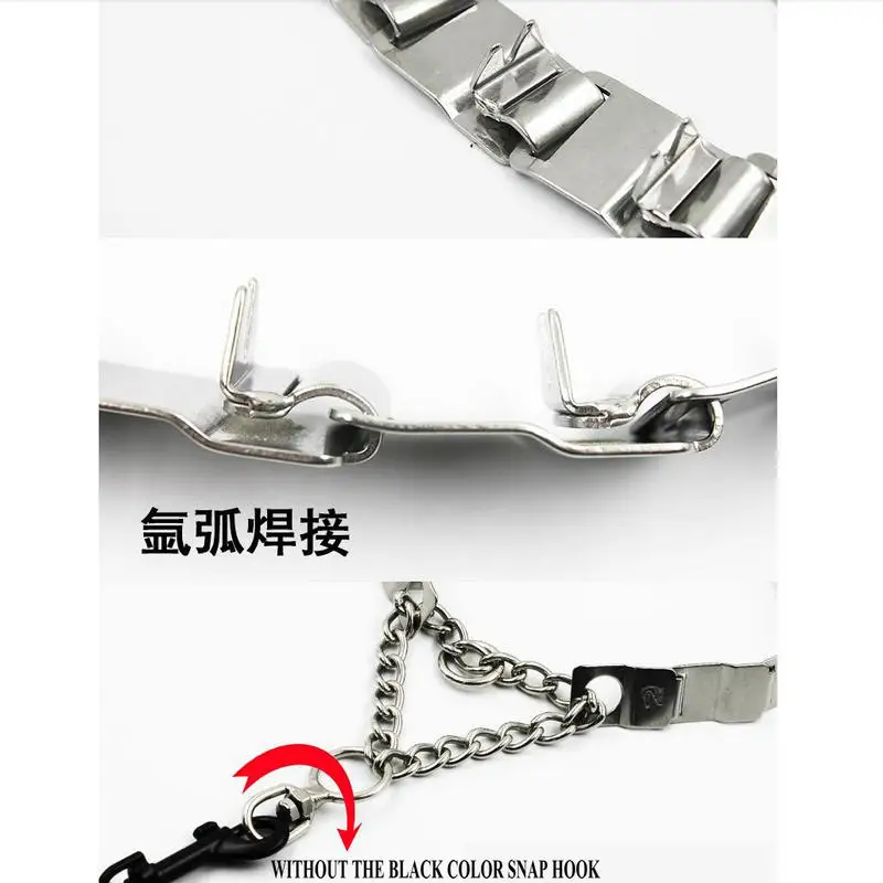 8-68CM Adjustable Dog Training Chain Dog-Collar,Choke Chain,Pinch Collar For Giant dogs, Polished Points_0004