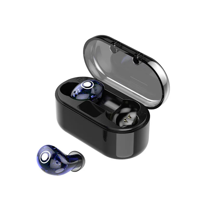 X7 Blue TWS беспроводные наушники Светодиодный дисплей питания Bluetooth 5,0 наушники с сенсорным управлением G06 Спортивная стереогарнитура с зарядным устройством - Цвет: X7 Blue