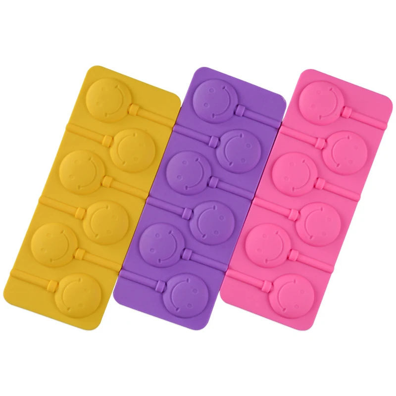 5 шт./лот, 6 в форме лица с улыбкой силиконовая форма для леденцов шоколадная форма для торта Конфета льда формы для выпечки Кондитерские инструменты CM177