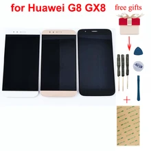 Для huawei G8 GX8 RIO-L01 RIO-L02 RIO-L03 Сенсорный экран планшета Сенсор Стекло+ ЖК-дисплей Дисплей монитор Экран Панель модуля в сборе