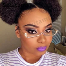 Только оправа, очки с кристаллами, оправа для женщин, шикарная, Роскошные, цветные стразы, оправа для очков, женская мода, украшение, без линз