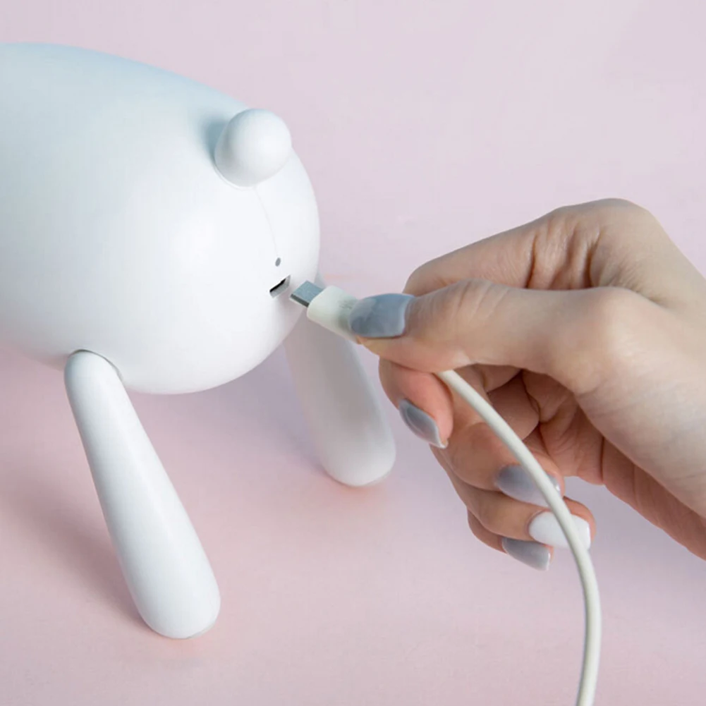 Ночной светильник с оленем и лось регулируемый таймер поворотным хвостом USB