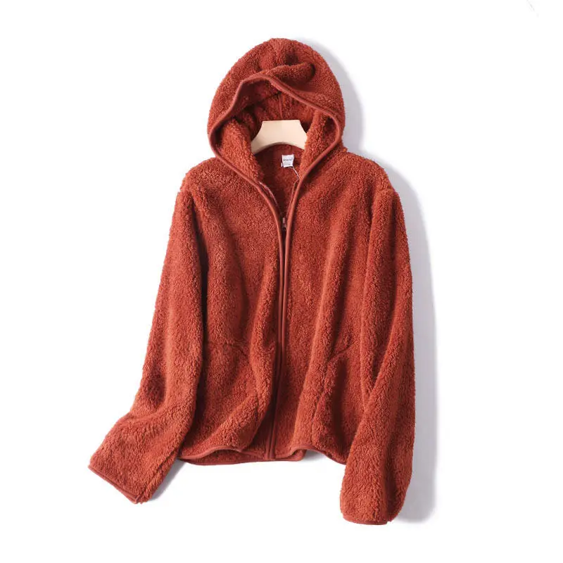 New Women Zipper Hooded Jackets Women's 