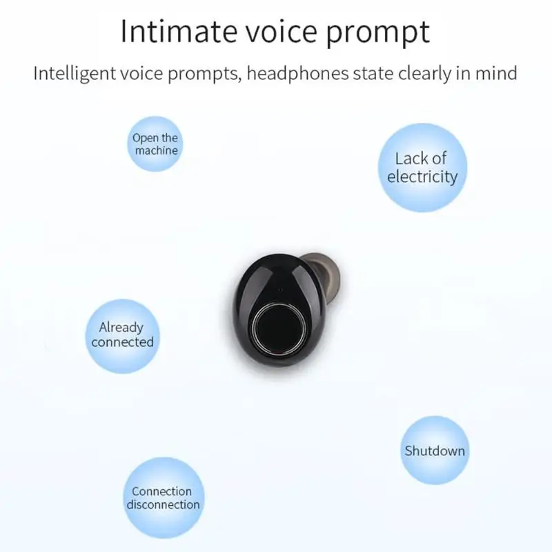 Daywemet K15 TWS Мини Bluetooth 5,0 наушники беспроводные в уши стерео наушники гарнитура с зарядным устройством