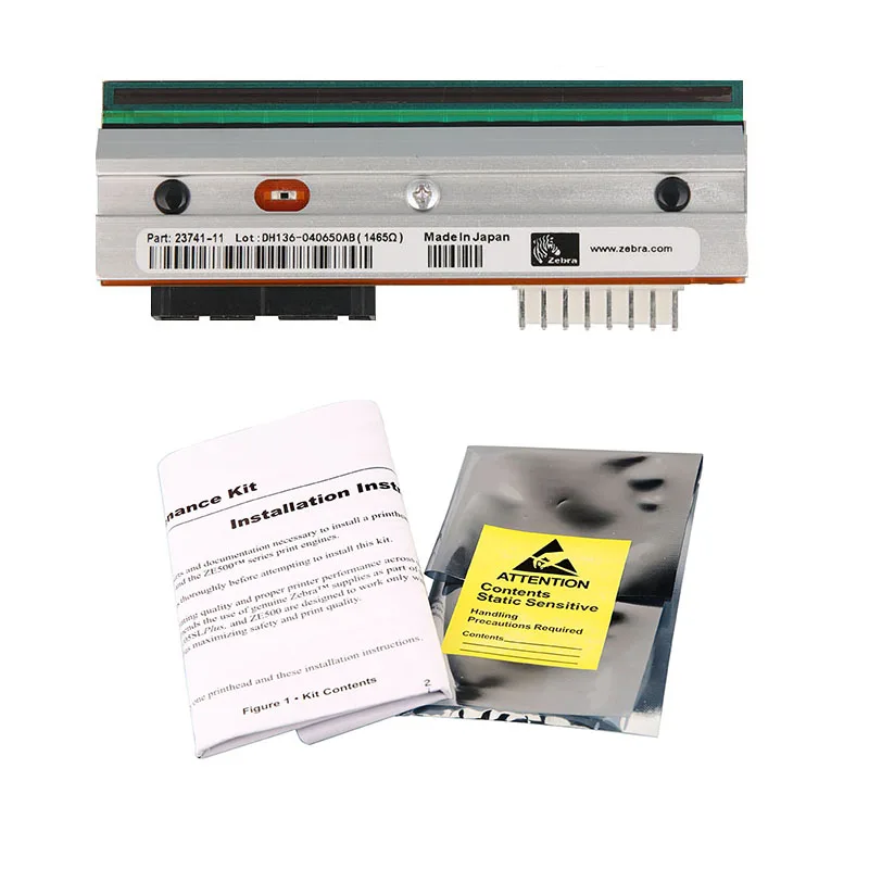 Kepala Cetak Kode Batang Termal Asli Baru untuk Zebra 110Xi4 110XiIIII 203DPI Printer Label P1004230