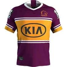 Брисбен Бронкос Регби Джерси Размер: S-5XL печать пользовательское имя номер качество идеально