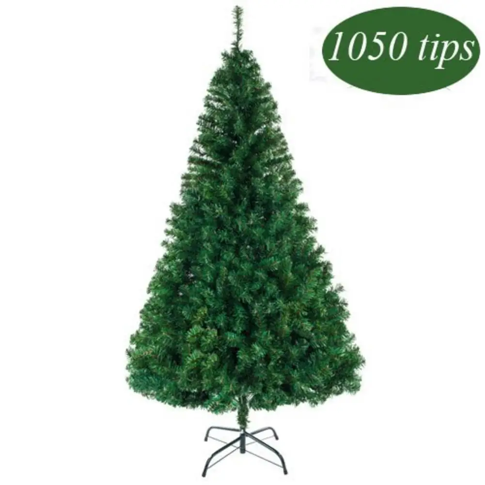 

6FT PVC Iron Pipe Wire Christmas Tree arbol de navidad 1050 Branches Automatic Tree Decorations arvore de natal choinka