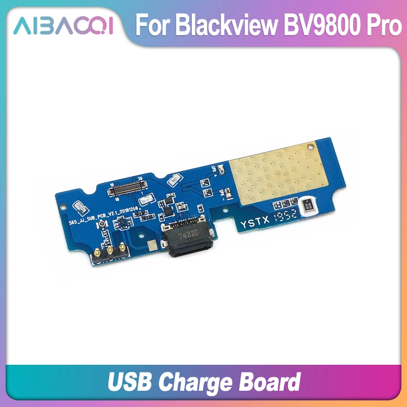AiBaoQi Новый USB Plug заряд доска + микрофон для Blackview BV9800 Pro Телефон Flex зарядка кабелей