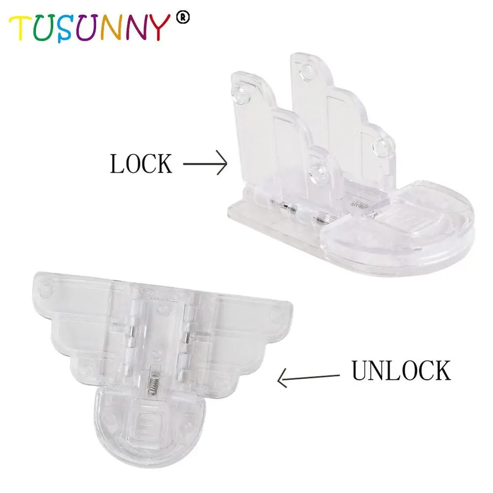 TUSUNNY 1pcs Baby Safety Lock for Sliding Door Window baby sliding window stop lock Children Protection Lock Drawer Cabinet Door