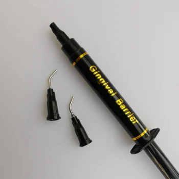 50 Pcs 3ml sbiancamento dei denti barriera gengivale/protettore gengivale/dighe di gomma/protettore di gomma con doppi ugelli