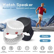 Высокая конец Bluetooth динамик часы беспроводной портативный громкой связи спортивный браслет Аудио Громкий динамик