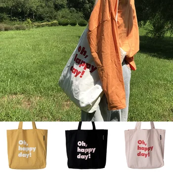 

Shoulder Bags Women Handbags 2019 New Hot Fashion Female Casual Canvas Bags Letters Printing Tote Bags