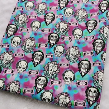 

cartoon character print 100% cotton fabric for baby cloth cartoon material DIY sewing patchwork dress garment bags curtain cloth
