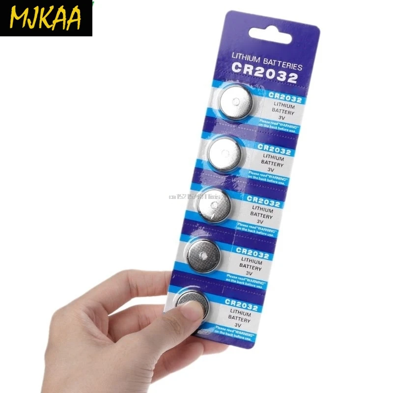 10 шт. Кнопочная батарея 3 в CR2032 BR2032 DL2032 ECR2032 литиево ионная Акция часы компьютер LED