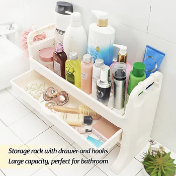

Large Capacity Cosmetic Makeup Organizer Storage Box Drawer Dressing Table Skin Care Rack House Mobile Phone Sundries Container